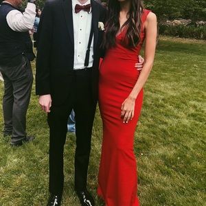 Red prom dress
